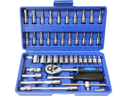 Sada bitů s ráčnou 1/4" - 45 ks