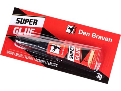 Den Braven - sekundové lepidlo plato 12 ks - 3g tubička