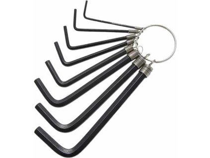 Sada imbus klíčů na kroužku (1,5-6mm) - 8 ks