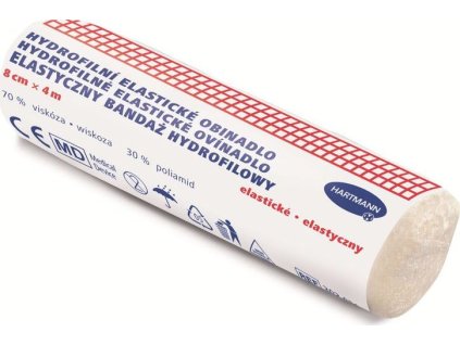 Ovínadlo Hartmann hydrofilné 8cm x 4m, bal. 10 ks