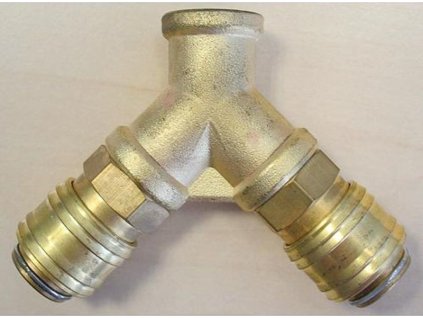 Rozdvojka pro vzduch na kompresor Airtool YQ-1 • 3/8", Ms