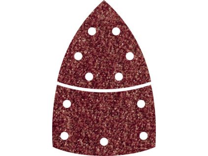 WOLFCRAFT - Papír brusný přilnavý 2-dílný 95mm zrnitost 80, 10ks