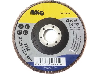 Lamelový brusný kotouč 125mm/60 - keramický