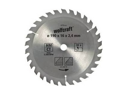 WOLFCRAFT - Kotouč pilový HM 20zub 150mm
