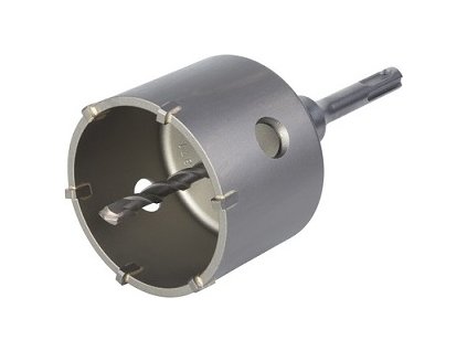 WOLFCRAFT - Korunka vrtací osazená tvrdokovem s upínacím trnem SDS+ 80mm