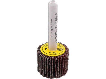 Lamelový kotouč na stopce 25x20x6mm KORUND 40