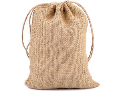Dárkový pytlík 18x25 cm jutový (Balení 1 ks, Varianta režná přírodní)