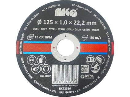 Řezný kotouč na kov 125x1,0x22,2mm