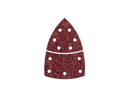 WOLFCRAFT - Papír brusný přilnavý 2-dílný 95mm zrnitost 40, 10ks