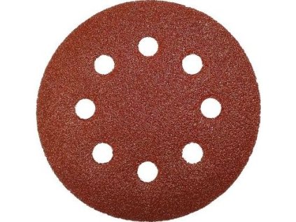Brusný výsek s otvory (suchý zip) 115 mm - P80 - 5 ks