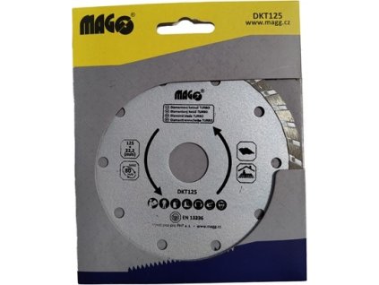 Diamantový kotouč TURBO 125x22,2mm - II. jakost