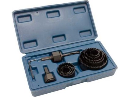 Sada 11 ks vykružovací pilky na dřevo 19-63mm