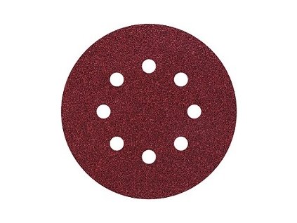 WOLFCRAFT - Kotouč brusný přilnavý 125mm zrnitost 80,120,240, sada 25ks