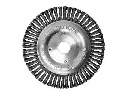 Kartáč okružní 150, copánkový S 0,50, díra 22,2mm