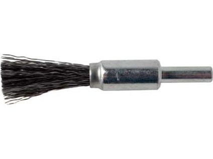 Kartáč rotační koncový 12mm vlnitý drát pro vrtačku