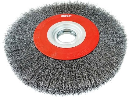 Kartáč rotační radiální 200mm vlnitý drát s otvorem 32mm