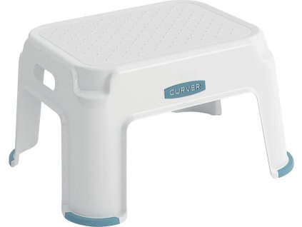 Stupadlo plastové KIS, stupínek, bílý, 43x36x24 cm