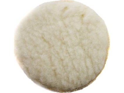 Leštící kotouč beránek 125mm ze syntetické vlny, suchý zip