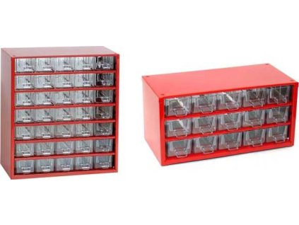 MARS - set skříněk 6730C + 6740C - červená