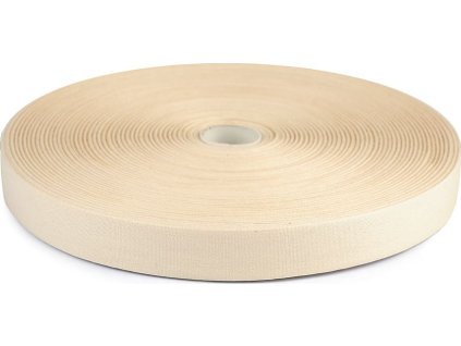 Bavlněná stuha / plátnovka šíře 20 mm (Balení 1 m, Varianta 2 režná světlá)