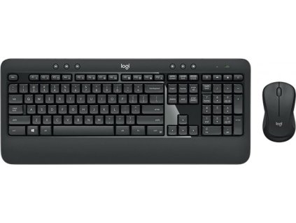 Set klávesnice + myš Logitech Wireless Combo MK540 CZ / SK, USB, unifying přijímač, tichá, černá