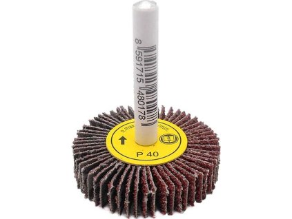 Lamelový kotouč na stopce 40x10x6mm KORUND 80