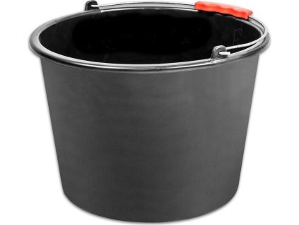 Kbelík ReCycled® 20 lit, stavební, plast, plastový úchyt, černé