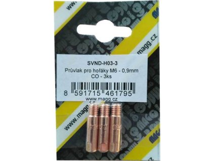 Průvlak pro hořáky M6 - 1,0mm CO - 3 ks