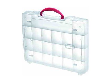 Plastový organizér 325x255x56mm - 21 pozic s držadlem