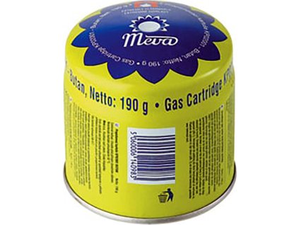 Plynová kartuše Meva 190g, propichovací, propan, butan.