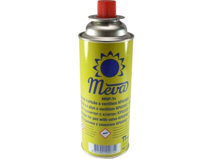 Kartuš plynová Meva 227g, 390ml, butan, ventil