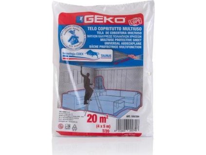 GEKO - Zakrývací folie LDPE 4x5m/20µm - PROFI