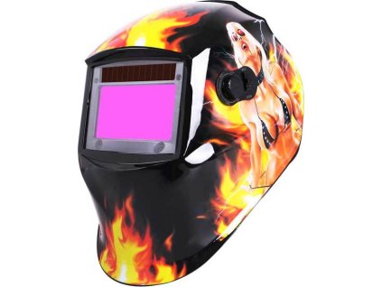 Samostmívací svářecí kukla - designová FLAMES