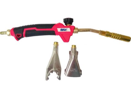 MAGG Plynový hořák na Propan, letovací klempířská souprava 3-6 kW, 3 nástavce, bez hadice