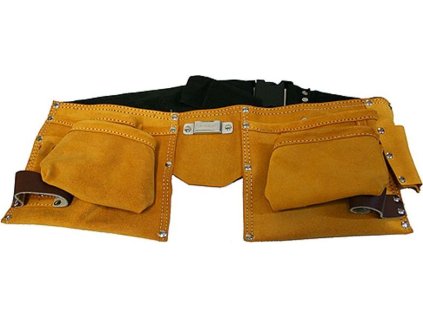 Pouzdro na nářadí HR68202 kožené, na opasek, 2 kapsy