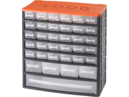 TOOD - Plastová skříňka 35 šuplíků 330x170x350mm