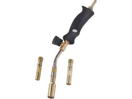 Hořák Meva UH006, 3 koncovky, rukojeť s regulací