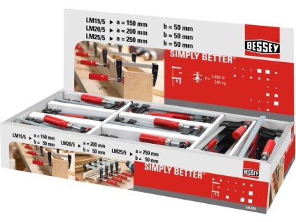 BESSEY - sada svěrek LM