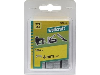 WOLFCRAFT - Spona široká čalounická typ 053, 11,2mm výška 4mm, 3000ks