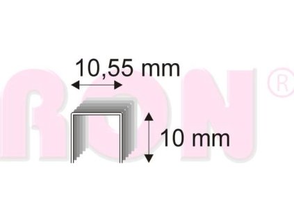 Čalounické spony 581/10 BL R