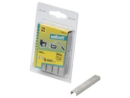 WOLFCRAFT - Spona široká INOX typ 053, 11,2mm výška 8mm, 1400 ks