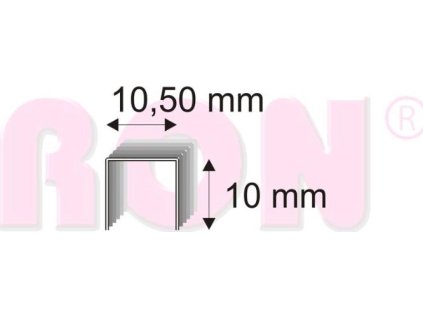 Čalounické spony 345/10 BL