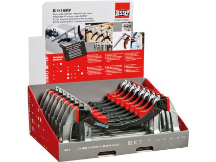 BESSEY - svěrka lehká páková KliKlamp 16 ks
