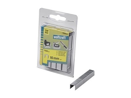 WOLFCRAFT - Spona široká čalounická typ 053, 11,2mm výška 10mm, 1000ks