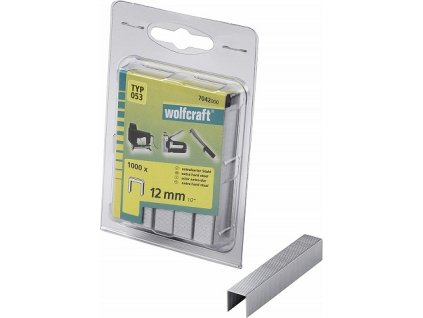 WOLFCRAFT - Spona široká čalounická typ 053, 11,2mm výška 12mm, 1000ks