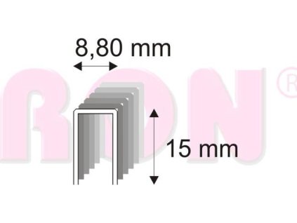 Truhlářské spony 352/15 M PR