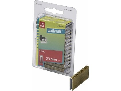 WOLFCRAFT - Spona úzká čalounická typ 055, 5,95mm výška 23 mm, 1200ks