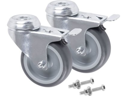 Kolečka s brzdou pro boxy QBRICK®