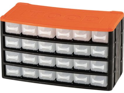 TOOD - Plastová skříňka 24 šuplíků 330x160x180mm