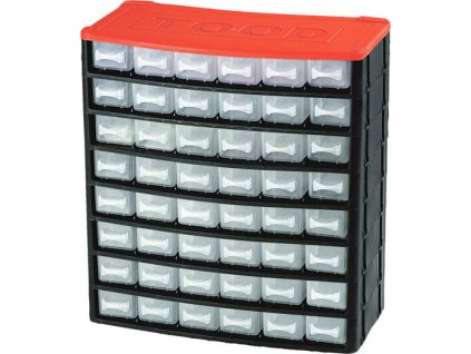 TOOD - Plastová skříňka 48 šuplíků 330x160x350mm